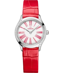 Omega De Ville Mini Trésor 26 mm White Dial with Diamonds Stainless Steel Strap 428.18.26.60.04.003