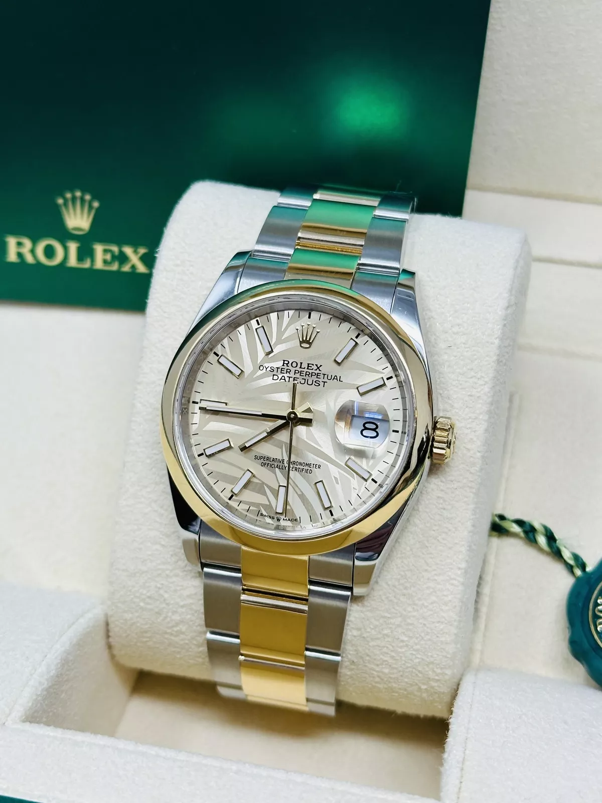 Rolex Datejust 36mm 126203 Golden Dial Domed Bezel Oyster Bracelet - Image 5