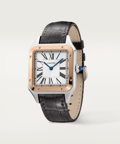 Alternative view of Cartier SANTOS-DUMONT Rose Gold Mix 46mm