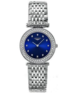 Longines Women's L43080976 La Grandes Classiques Flagship Diamond Stainless Steel Watch