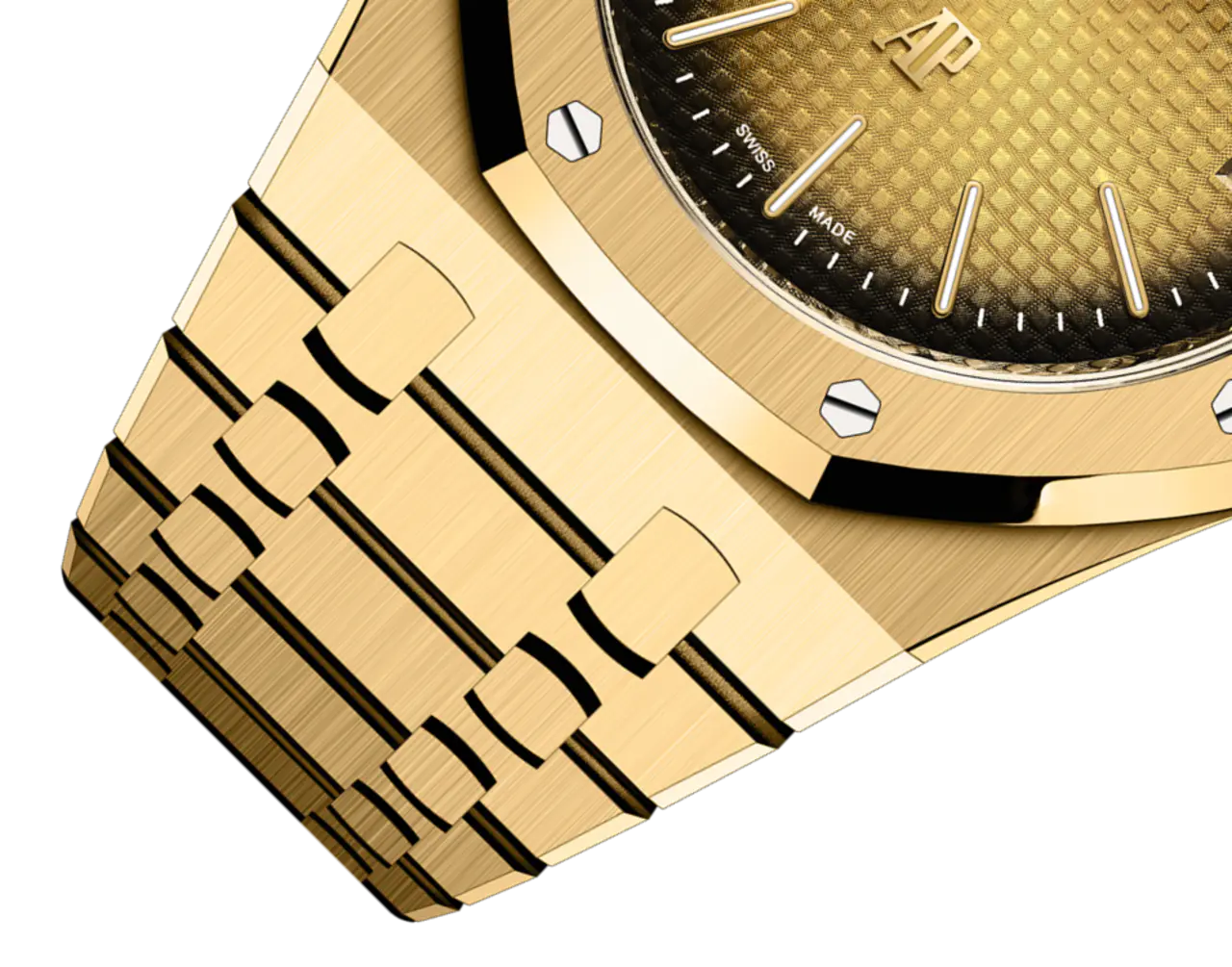 Audemars Piguet ROYAL OAK "JUMBO" Smoked Yellow Gold-Toned Dial 39mm 16202BA.OO.1240BA.02 - Image 4