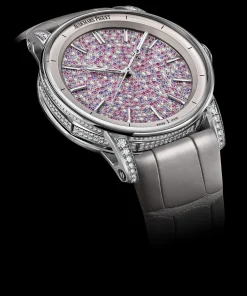Alternative view of Audemars Piguet Code 11.59 Selfwinding White Gold 38 mm Pink Sapphires & Diamond Dial | 77410BC.ZZ.D132CR.01