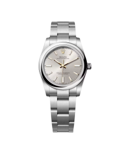Rolex Oyster Perpetual 34mm 124200-0001 Silver Dial Oyster Stainless Steel Bracelet