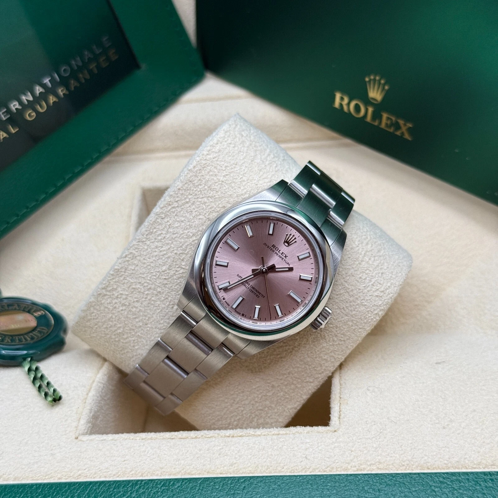 Rolex Oyster Perpetual 31mm 277200-0009 Pink Dial Oyster Bracelet Watch - Image 7