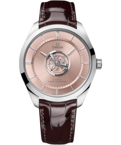 Omega De Ville Tourbillon 43mm Brown Dial Canopus Gold™ Strap 529.53.43.22.99.001