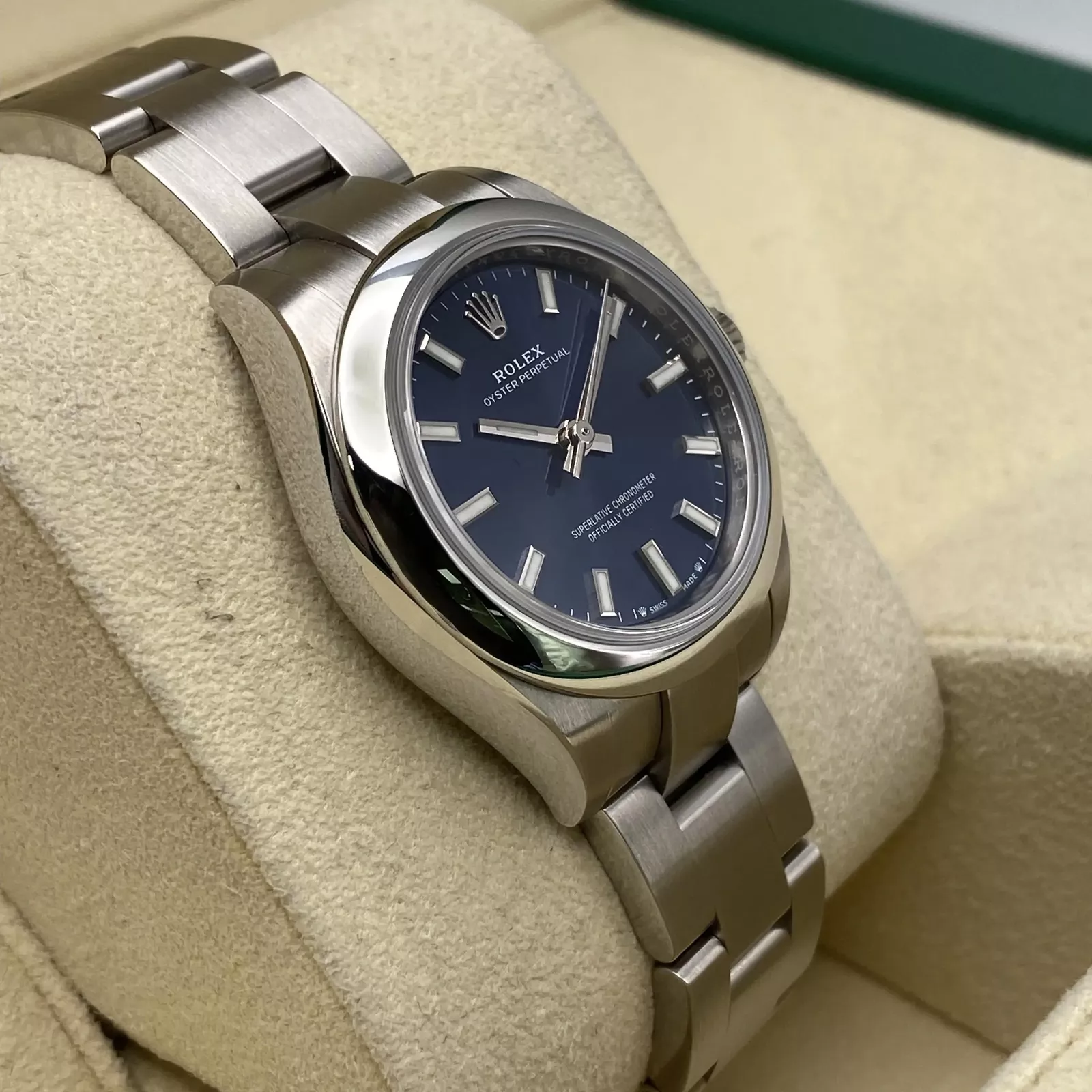 Rolex Oyster Perpetual 31mm 277200-0017 Blue Dial Oyster Bracelet Watch - Image 3