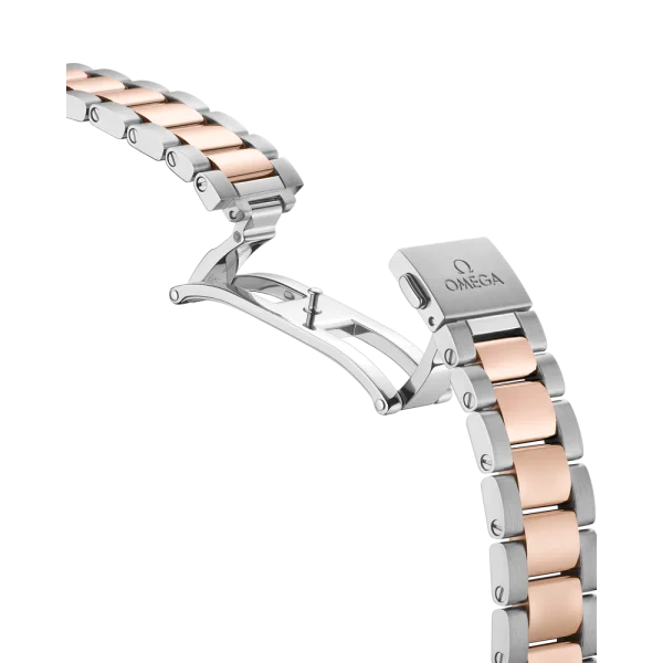Omega Seamaster Aqua Terra 150M 34 mm Grey Dial with Diamonds Stainless Steel and Sedna™ 18k Rose Gold Bracelet 220.25.34.20.59.001