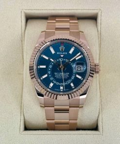 Alternative view of Rolex  Sky-Dweller 42mm 336935-0001 Rose Gold Blue Dial Oyster