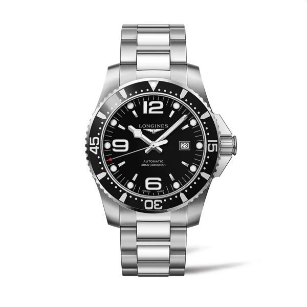 Longines Men's L3.841.4.56.6 HydroConquest Stainless Steel Watch