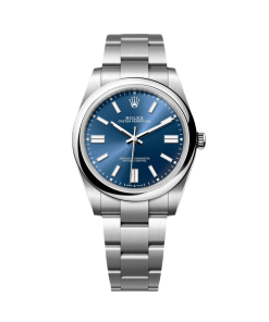 Rolex Oyster Perpetual 41mm 124300-0003 Oyster Perpetual Stainless Steel Blue Index Dial Watch