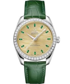 Omega Seamaster Aqua Terra 150M 38 mm Green Dial  Canopus Gold™ Strap 220.58.38.20.99.008