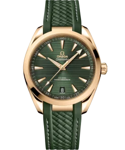 Omega Seamaster Aqua Terra 150M 41mm Green Dial Stainless Steel and Sedna™ 18k Yellow Gold Strap 220.52.41.21.10.001