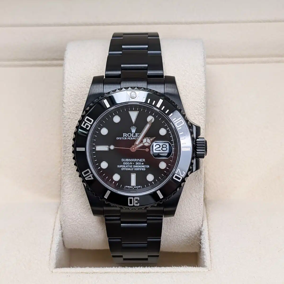 Rolex Submariner 40mm 116610LN Black Dial Black PVD Oyster Bracelet Watch - Image 2