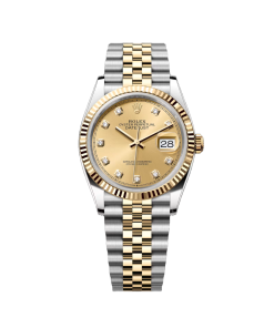 Alternative view of Rolex  Datejust 36mm 126233 Champagne Dial Jubilee Bracelet Watch