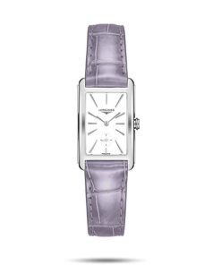Longines Women's L5.512.4.11.0 Dolcevita Purple Leather Watch