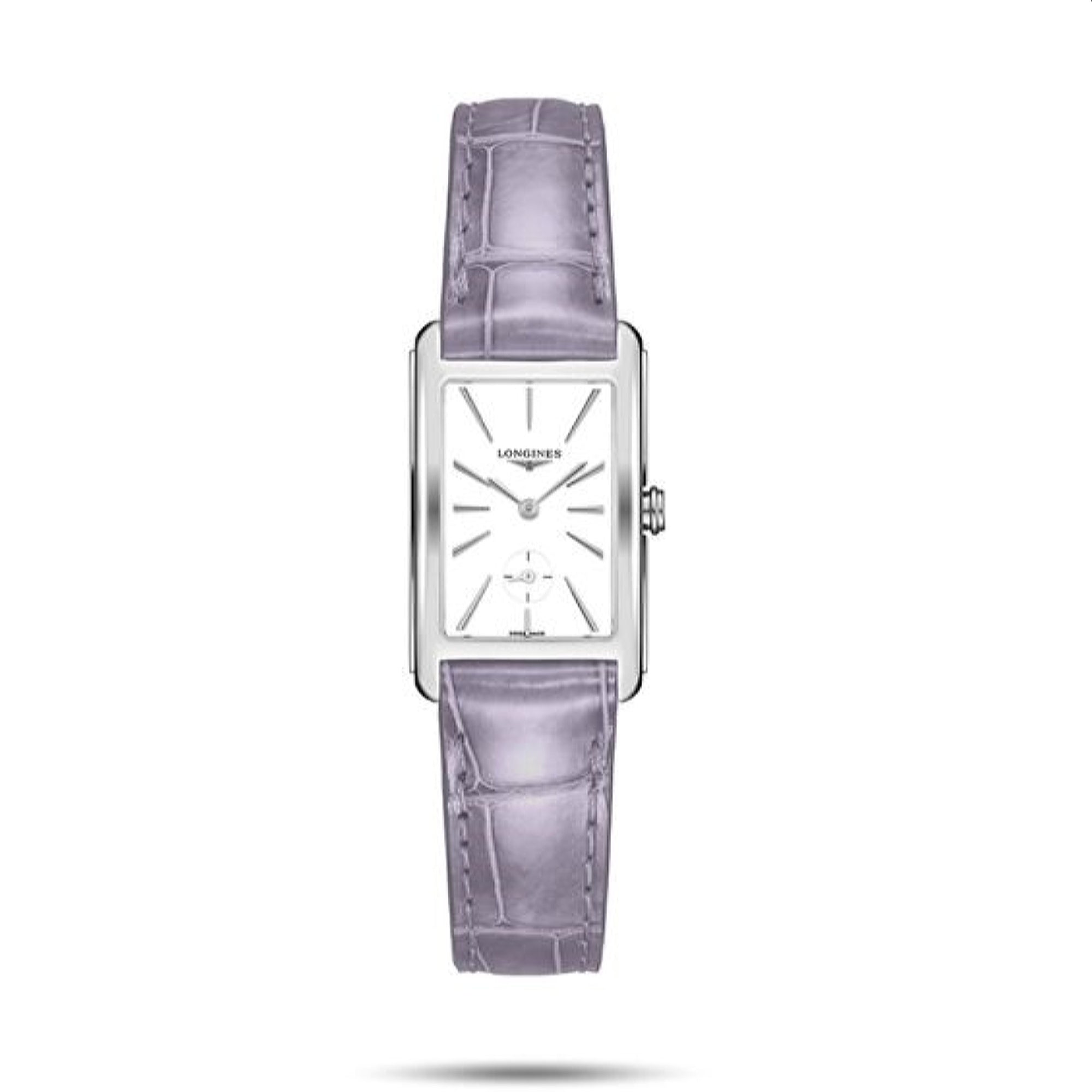 Longines Women's L5.512.4.11.0 Dolcevita Purple Leather Watch