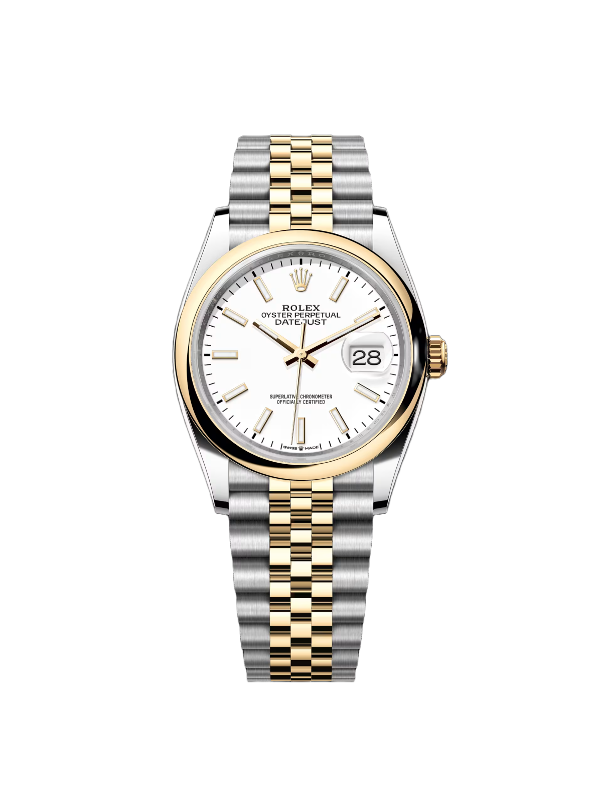 Rolex Datejust 36mm 126203 White Dial Domed Bezel Jubilee Bracelet - Image 2