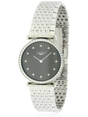 Longines Women's L45130586 La Grande Classique Diamond Stainless Steel Watch