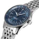 Breitling Navitimer Automatic 41mm Blue Dial Silver Steel Strap Men's Watch - A17326161C1A1