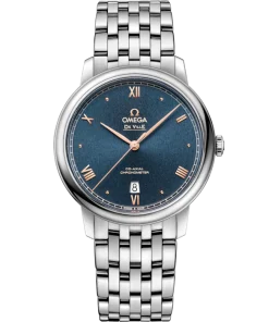 Omega De Ville Prestige 39.5mm Blue Dial Stainless Steel Bracelet 424.10.40.20.03.004