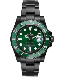 Rolex Submariner 40mm 116610LV Green Dial Black PVD Oyster Bracelet Watch