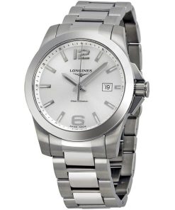 Longines Men's L36594766 Conquest Stainless Steel Watch