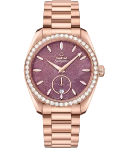 Omega Seamaster Aqua Terra 150M 38 mm Purple Dial Sedna™ 18k Rose Gold Bracelet 220.55.38.20.99.001