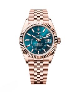 Rolex  Sky-Dweller 42mm 336935-0005 Rose Gold Blue Dial Oyster