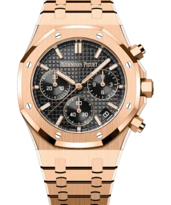 Audemars Piguet ROYAL OAK Pink Gold Black Dial CHRONOGRAPH 41mm