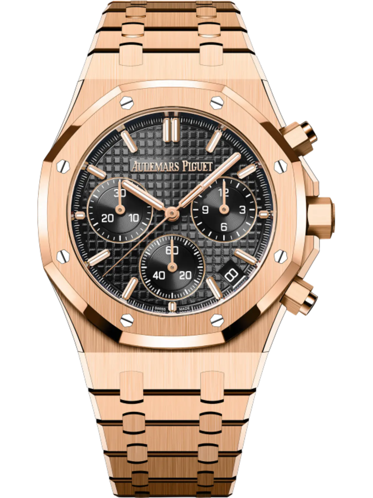 Audemars Piguet ROYAL OAK Pink Gold Black Dial CHRONOGRAPH 41mm