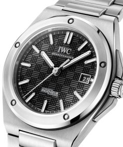 Alternative view of IWC Ingenieur 40mm Black Dial Steel Mens Watch IW328901