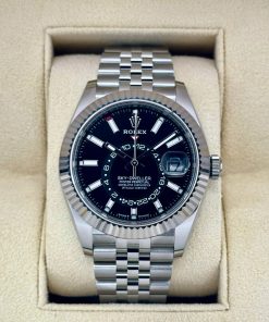 Alternative view of Rolex  Sky-Dweller 42mm 336934-0008 Stainless Steel Black Dial Oyster