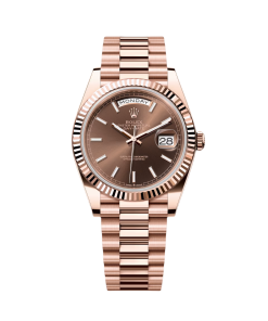 Rolex  Day-Date "President" 40mm Everose Gold Chocolate Index Dial - 228235