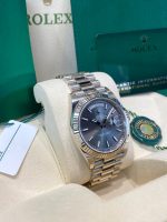 Rolex  Day-Date "President" 40mm White Gold Grey Rhodium Index Dial - 228239