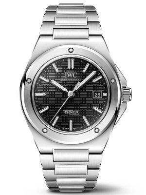 IWC Ingenieur 40mm Black Dial Steel Mens Watch IW328901