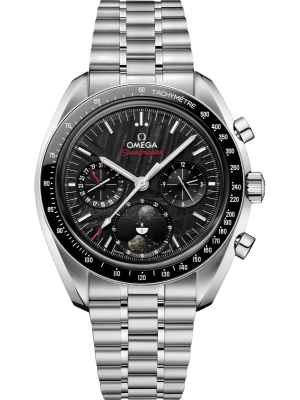 Omega Speedmaster Moonphase Steel Black Meteorite Dial 43mm 304.30.43.52.01.001
