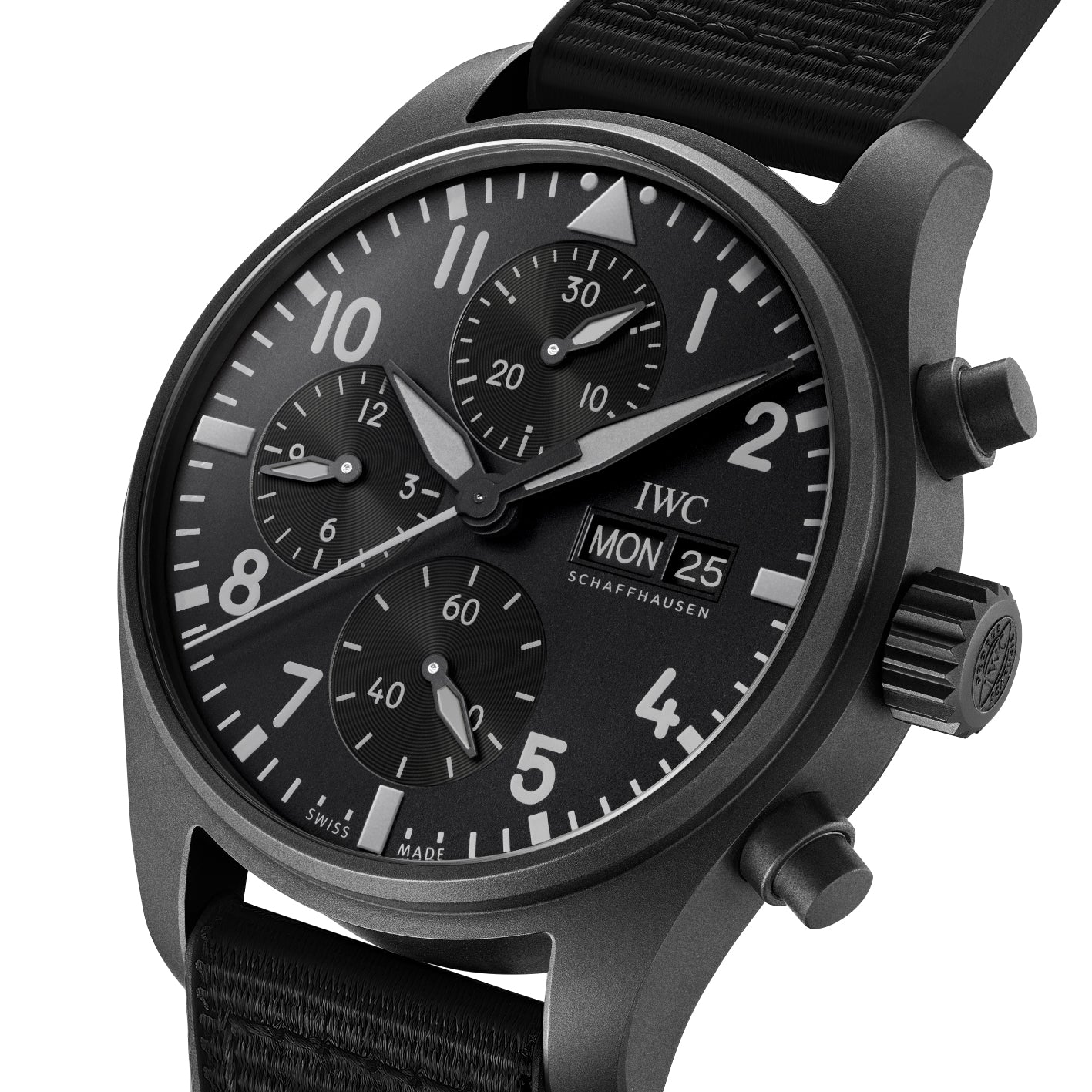 【Top replica】IWC-Pilot's Watch Chronograph 41 TOP GUN Ceratanium (IW388106) - Image 3