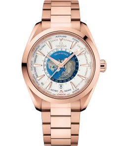 Omega Seamaster Aqua Terra 150M 43mm Silver Dial Sedna™ 18k Rose Gold Bracelet 220.50.43.22.02.001