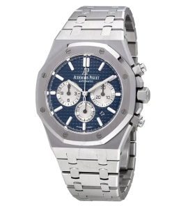Alternative view of Audemars Piguet Royal Oak 41mm Blue Dial Stainless Steel Bracelet Men's Watch