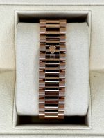 Rolex  Day-Date "President" 40mm Everose Gold Chocolate Diamond Baguette Dial - 228235