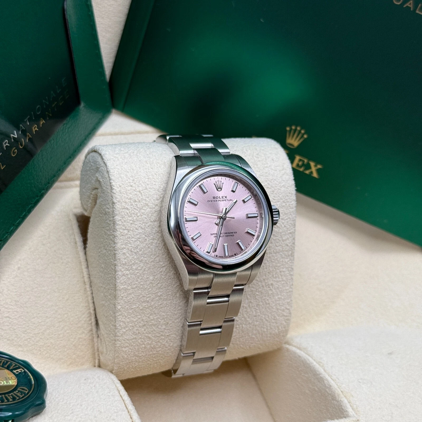 Rolex Oyster Perpetual 31mm 277200-0009 Pink Dial Oyster Bracelet Watch - Image 3