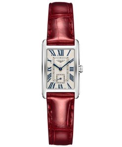 Longines Women's L5.255.4.71.5 Dolcevita Red Leather Watch