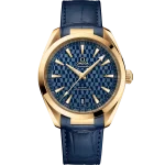 OMEGA Seamaster Aqua Terra 41mm Blue Dial 18k Yellow Gold Strap 522.53.41.21.03.001