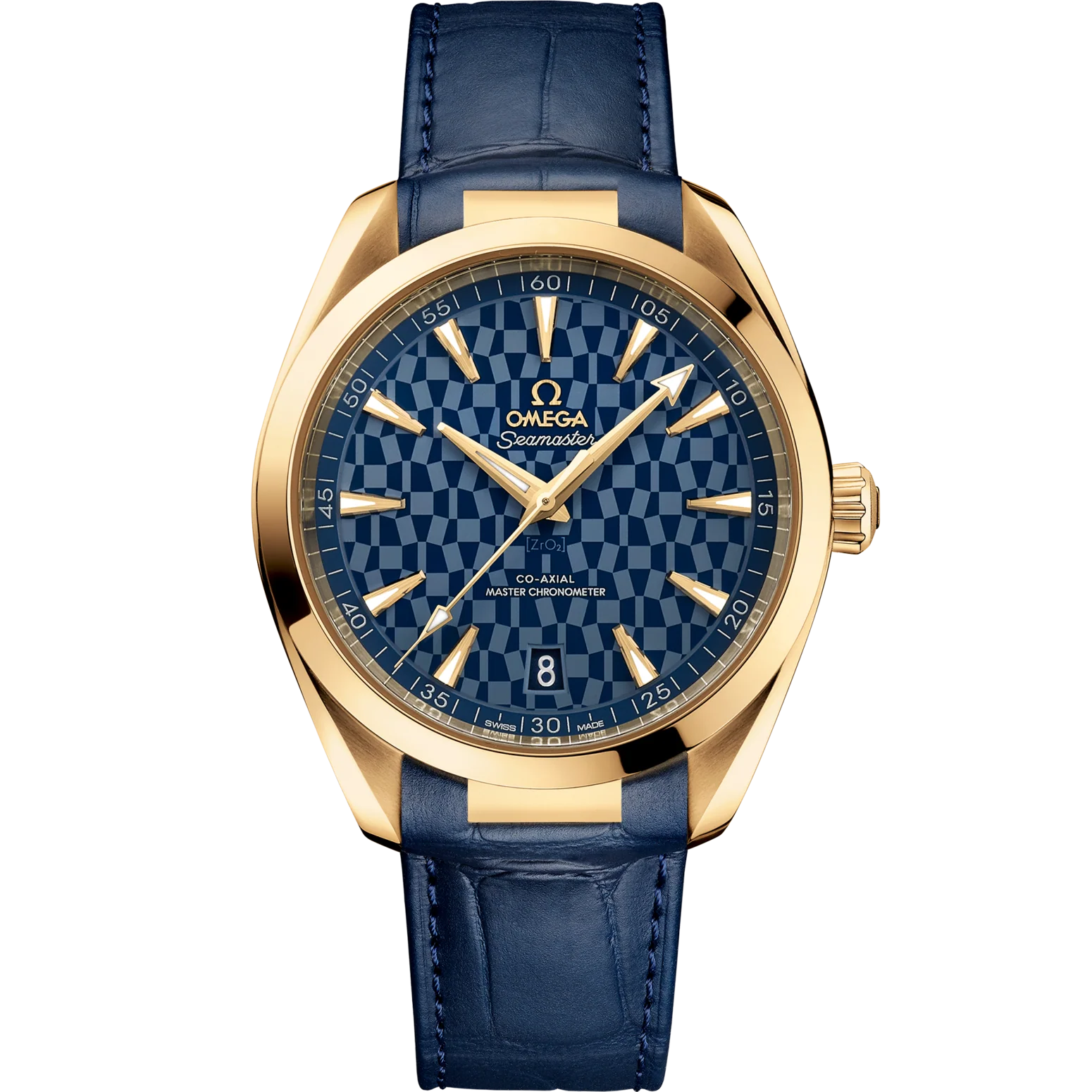 OMEGA Seamaster Aqua Terra 41mm Blue Dial 18k Yellow Gold Strap 522.53.41.21.03.001