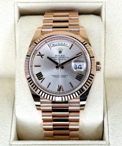 Alternative view of Rolex Day-Date "President" 40mm Everose Gold Sundust Roman Dial - 228235