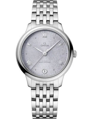Omega De Ville Prestige 34mm Blue Dial Stainless Steel Bracelet 434.10.34.20.03.001