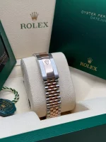Rolex  Datejust 36mm 126281 Silver Palm Motif Diamond Dial Oyster Bracelet