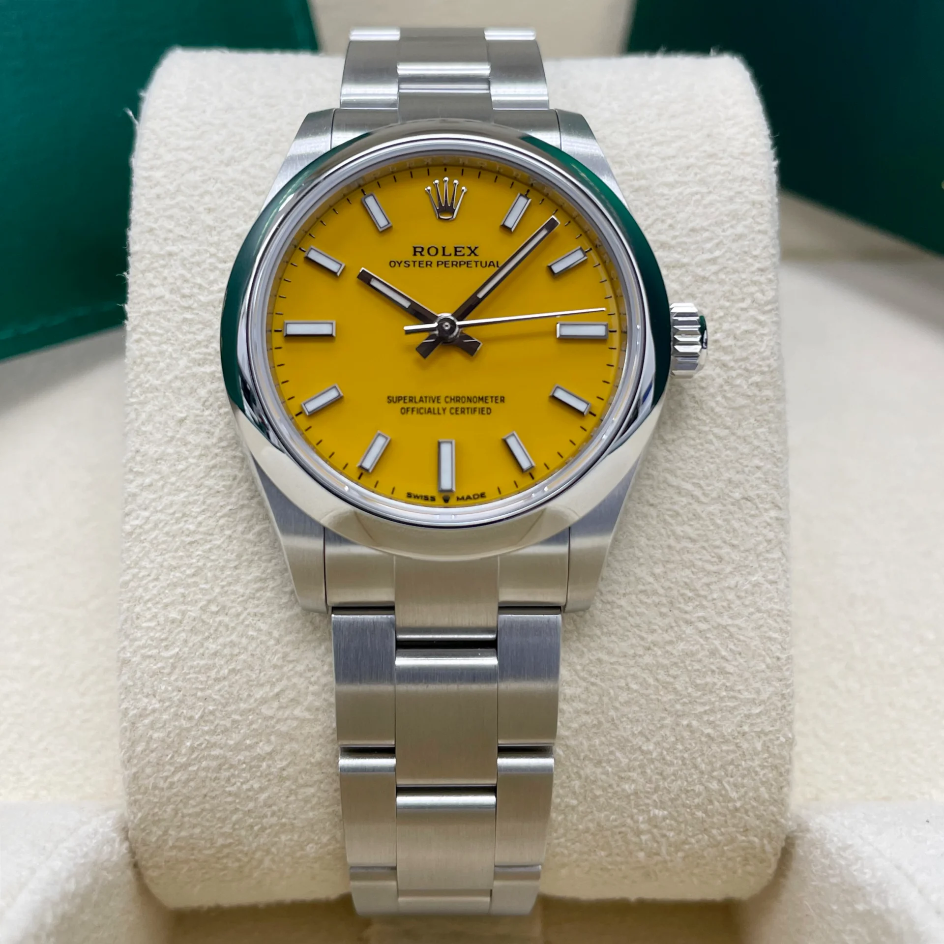 Rolex Oyster Perpetual 31mm 277200 Yellow Index - Image 3
