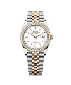 Alternative view of Rolex  Datejust 126283RBR White 36mm Dial