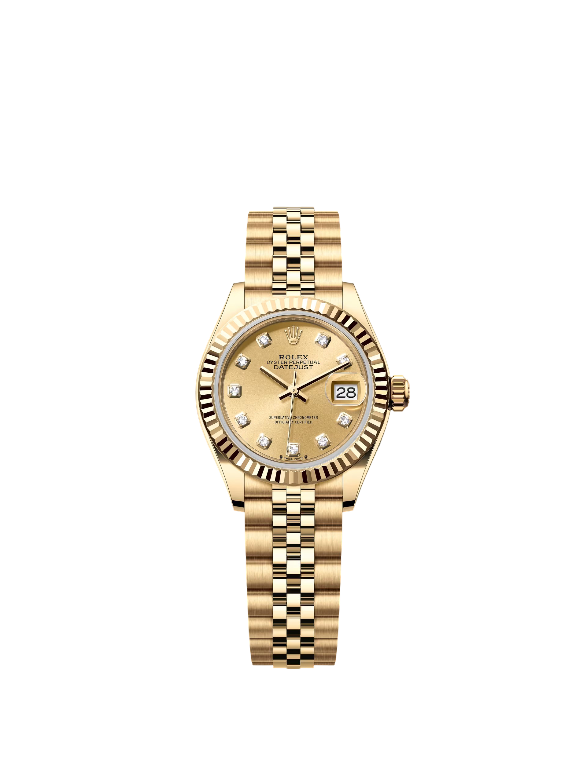 Rolex Lady-Datejust 28mm 279178 Champagne Diamonds Dial - Image 2